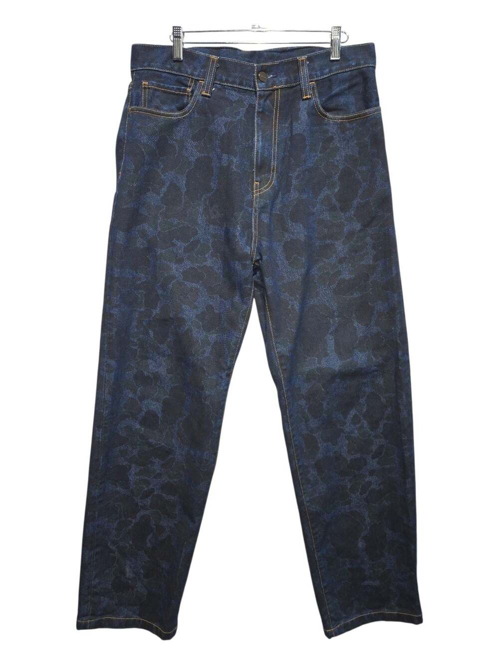 Carhartt WIP Duck Landon Pant in Blue Camo Duck Men's Size 32x30